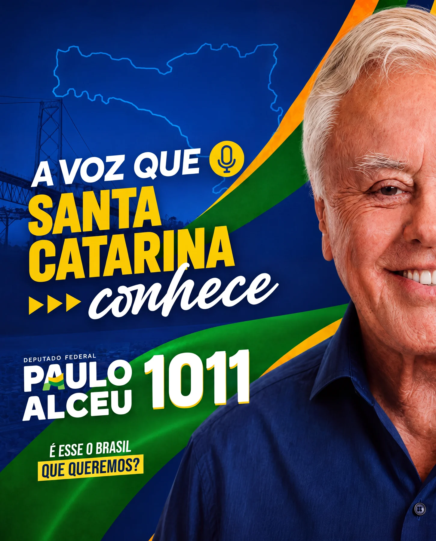 Peça visual para a campanha