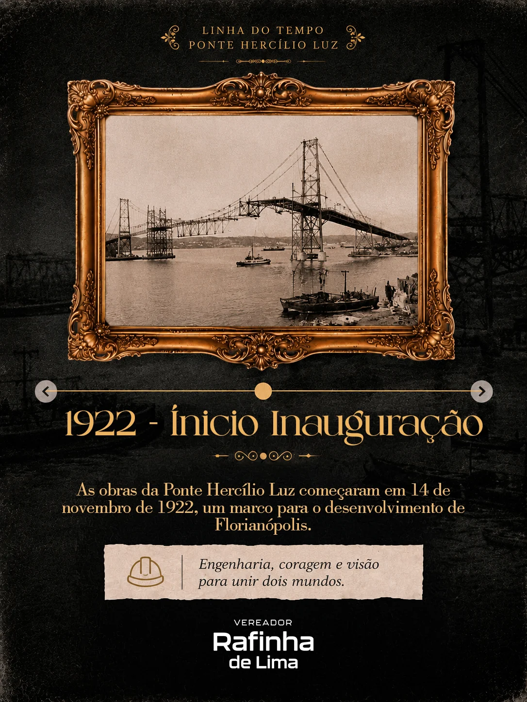 1922 — início e inauguração